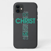 Philippiansの4:13のiPhone 5/5sの場合 Case-Mate iPhoneケース (裏面)