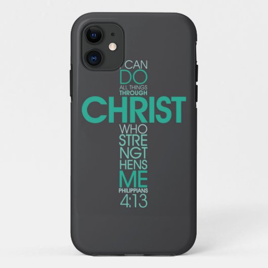 Philippiansの4:13のiPhone 5/5sの場合 Case-Mate iPhoneケース (裏面)