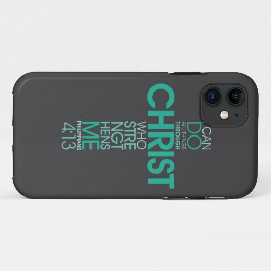 Philippiansの4:13のiPhone 5/5sの場合 Case-Mate iPhoneケース (裏面(横))