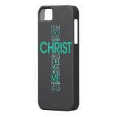 Philippiansの4:13のiPhone 5/5sの場合 Case-Mate iPhoneケース (裏面左)