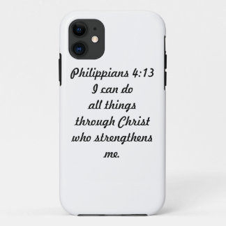 Philippiansの4:13のIphone 5/5Sの場合 iPhone 11 ケース