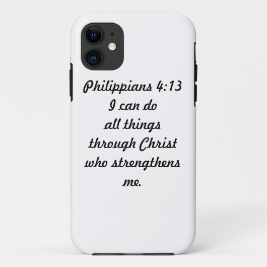 Philippiansの4:13のIphone 5/5Sの場合 Case-Mate iPhoneケース (裏面)