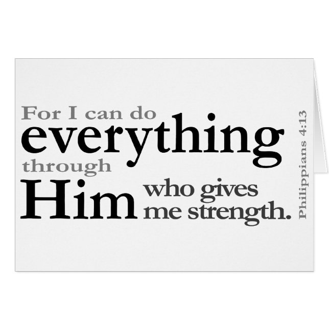 Philippiansの4:13 (正面横)