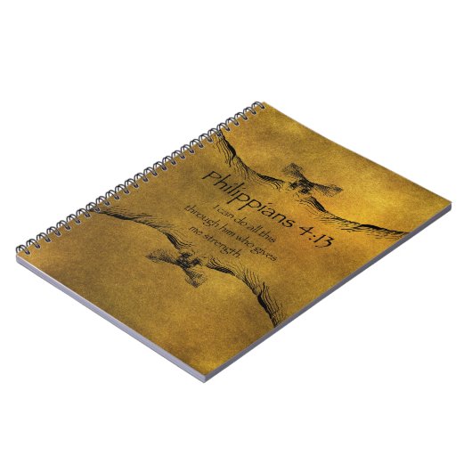 Philippiansの4:13 ノートブック (左側)