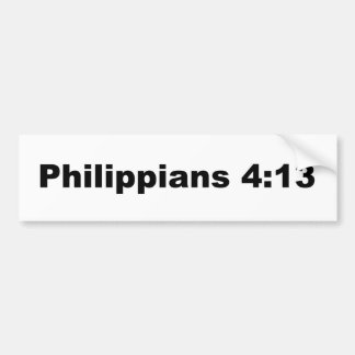 Philippiansの4:13 バンパーステッカー