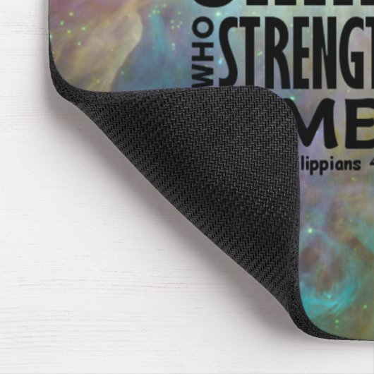 Philippiansの4:13 マウスパッド (コーナー)