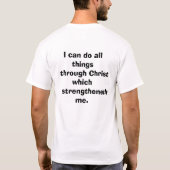 Philippiansの4:13、Mskhe Tシャツ (裏面)
