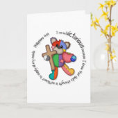 Philippiansの4:19のお祝いカード カード (黄色い花)