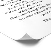 Philippians 1:9-11 Scripture ポスター (角)