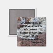 Philippians 2:3 マグネット (正面/裏面)