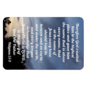 Philippians 2:9-11 マグネット (横)