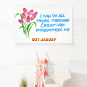 Philippians 4:13  横断幕 (インサイチュ)