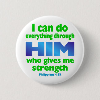 PHILIPPIANS 4 13 缶バッジ