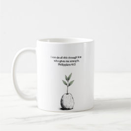 Philippians 4:13 Bible Verse Christian Gift Mug コーヒーマグカップ