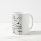 Philippians 4:13 Bible Verse Coffee Mug コーヒーマグカップ (正面右)