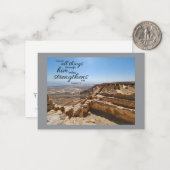 Philippians 4:13 Flat Notecard  ノートカード (正面/裏面インサイチュ)