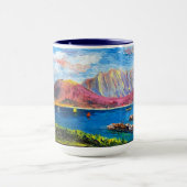 Philippians 4:13 Hawaiian Mountain of Strength マグカップ (中央)