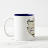 Philippians 4:13 Shield Coffee Mug ツートーンマグカップ (左)