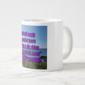 Philippians 4:19 WEBU Mug ジャンボコーヒーマグカップ (正面右)
