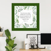 Philippians 4:6, Bible Verse, ポスター (ホームオフィス)