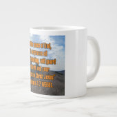 Philippians 4:7 WEBU Mug ジャンボコーヒーマグカップ (正面右)