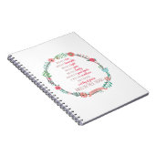 Philippians 4 8 ノートブック (右側)