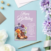 Philippians 4:8 Christian Birthday Greetings アクリル招待状 (インサイチュ (ウェディング))