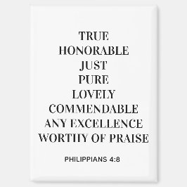 Philippians 4:8 Magnet マグネット