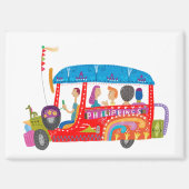Philippine Jeepney by Robert Alejandro Magnet  マグネット (正面)