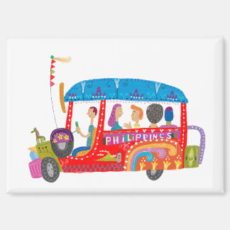 Philippine Jeepney by Robert Alejandro Magnet  マグネット