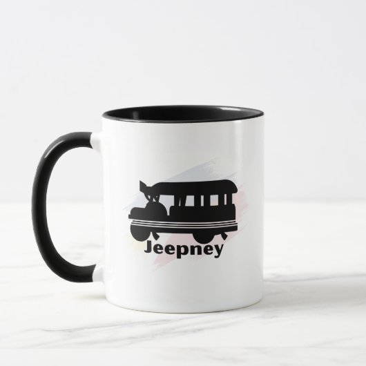 Philippine Jeepney Mug Iconic Pinoy Ride Coffee マグカップ (左)