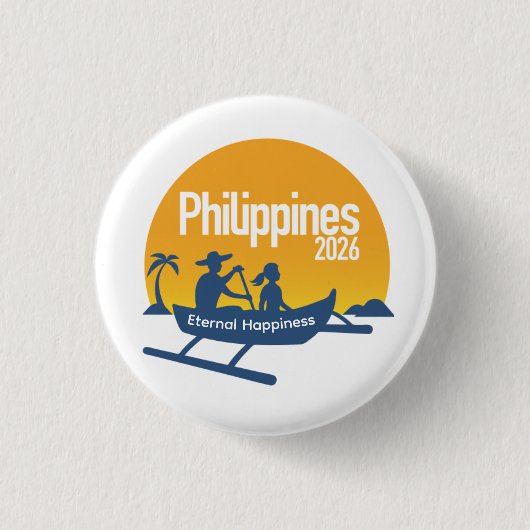 Philippines 2026 International Convention Pin 缶バッジ (正面)