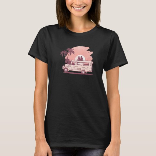 Philippines Filipino Bus Transportation Car Mabuha Tシャツ (正面)