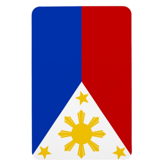 Philippines Flag マグネット (縦)