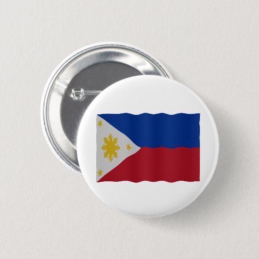 Philippines flag 缶バッジ (正面&裏面)