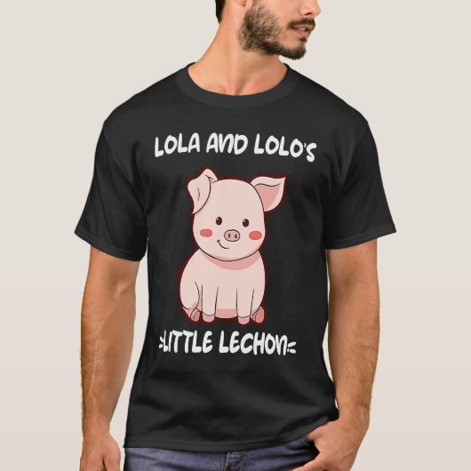Philippines Lechon Pig Filipino Filipina Lumpia Lo Tシャツ (正面)