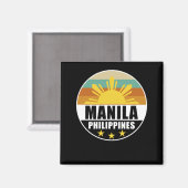 Philippines Manila Proud Filipino Love Pinoy マグネット (正面/裏面)
