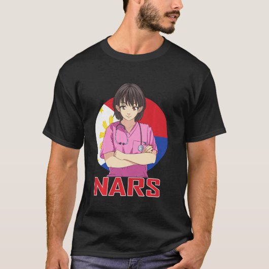 Philippines Nars Girl Registered Nurse Filipino Nu Tシャツ (正面)