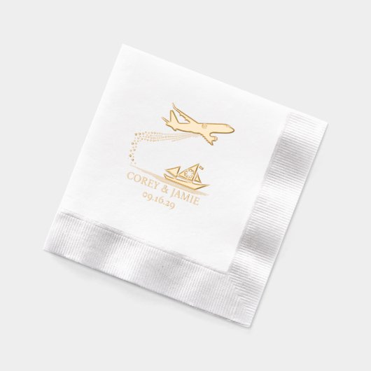 Philippines Passport 箔ナプキン (左)