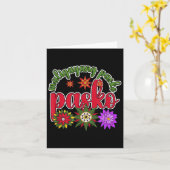 Philippines Pilipinas Filipino Christmas Parol Xma カード (黄色い花)