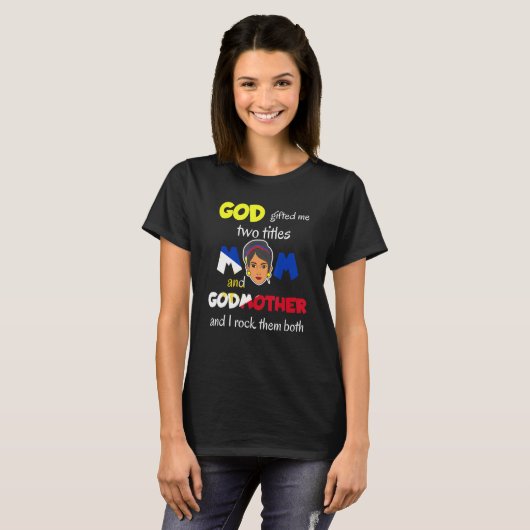 Philippines Pinay Filipina Mom Lola Ninang Godmoth Tシャツ (正面フル)