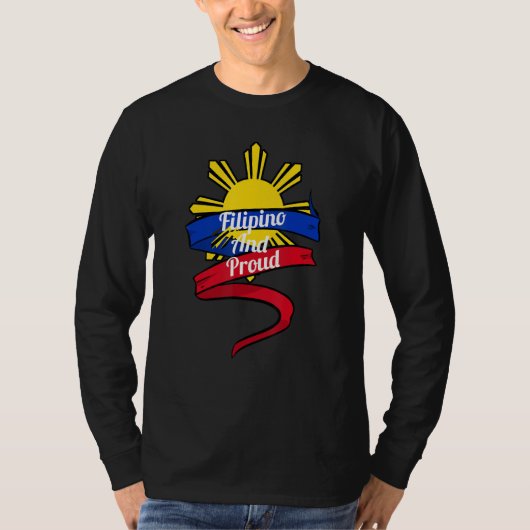 Philippines Pinoy Pinay Filipino Filipina Pride Pr Tシャツ (正面)