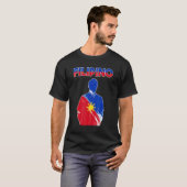 Philippines Pinoy Pinay Filipino Filipina Pride Pr Tシャツ (正面フル)