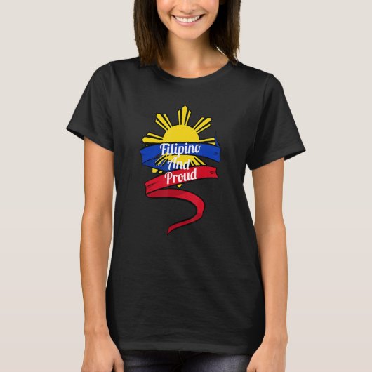 Philippines Pinoy Pinay Filipino Filipina Pride Pr Tシャツ (正面)