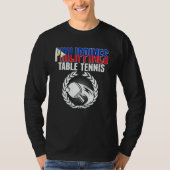 Philippines Table Tennis Fans Philippine Ping Pong Tシャツ (正面)