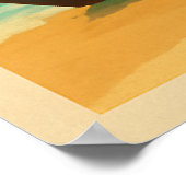 Philippines Vintage Travel– Tropical Beach  ポスター (角)