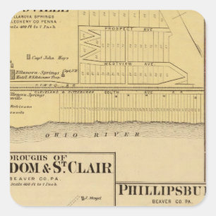 Philippsburgの自由およびSt Clairの自治区 スクエアシール