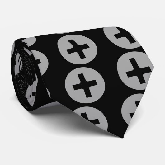 Philips Screw Head Tie (Black) ネクタイ (ロール)