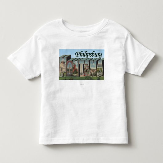 Philipsburg、モンタナ トドラーTシャツ (正面)