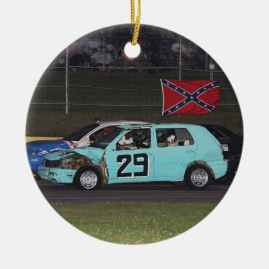 Phillipの理容師のオーナメント セラミックオーナメント (正面)